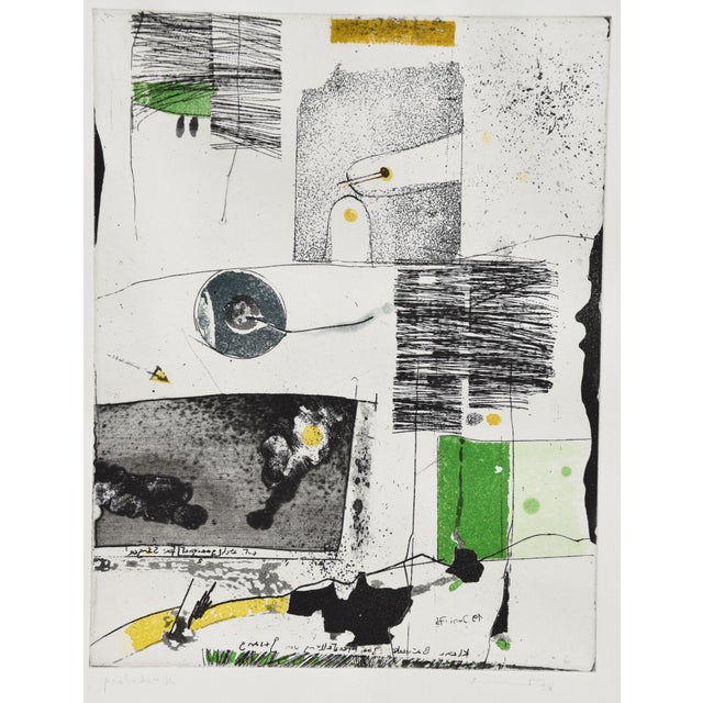 Armin Sandig, Small Contribution to the Production of Song, 1978, Etching For Sale - Image 10 of 10