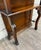 Wood Antique Victorian Eastlake Hall or Entry Pier Mirror With Tennessee Red Marble For Sale - Image 7 of 14