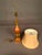 Early 20th Century French Pineapple Motif Table Lamp in Wood, Brass & Steel, Circa 1920 For Sale - Image 9 of 11