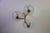 Italian Brass and Glass Chandelier, 1950s For Sale - Image 17 of 18
