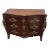 Ralph Lauren Louis XV Mahogany Bombe Chest Drawers For Sale