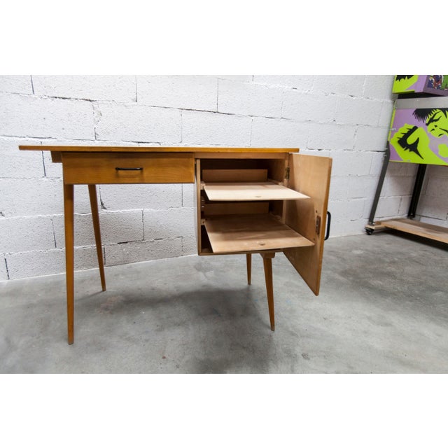 Eye Desk and Chair Set from Baumann, 1960, Set of 2 For Sale - Image 15 of 18