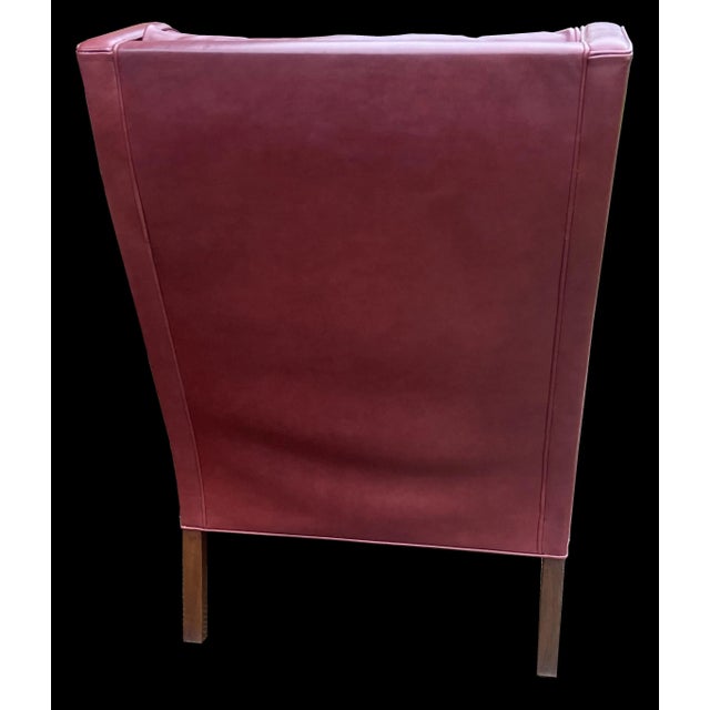 Set of Model 2204 Lounge Chair and 2202 Ottoman by Borge Mogensen For Sale - Image 5 of 6
