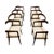 Mid-Century Modern 1960s Attributed to Joaquim Tenreiro Rosewood and Cane "U" Chairs - Set of 8 For Sale - Image 3 of 10