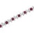 Haus of Brilliance .925 Sterling Silver, Lab-Grown Gemstone and 4 Cttw Round Diamond Tennis Bracelet (H-I Color, I1-I2 Clarity) - Created Ruby, July Birthstone For Sale - Image 4 of 7