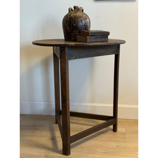 English Antique English Cricket Table, c.1920 For Sale - Image 3 of 5