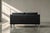 Mid-Century Danish Modern Two-Seater Black Leather Sofa, 1970s For Sale - Image 6 of 18