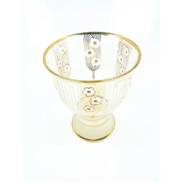 Art Deco Vase from Kamenicky Senov, Former Czechoslovakia, 1950s For Sale - Image 6 of 7