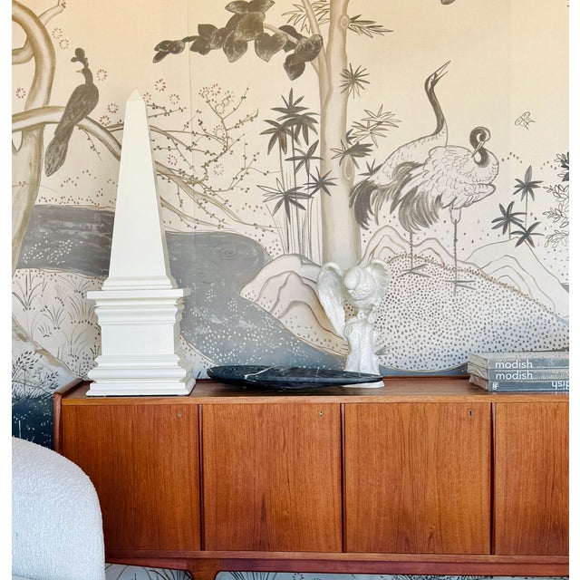 John Richard Carved Teardrop Marble Tray For Sale - Image 6 of 9