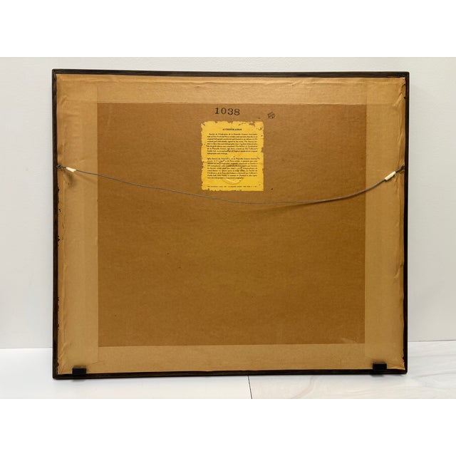 1970s Guy Charon Tulipes Au Pot d'Etain Lithograph 266/375 - Framed For Sale In Raleigh - Image 6 of 8