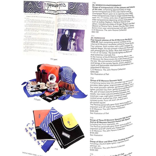 El Morocco the John Perona Collection - September 16, 2014 Doyle New York For Sale - Image 14 of 16