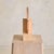 Vintage Italian Wood + Copper Triangle Sculpture by Banci Firenze For Sale In Chicago - Image 6 of 13
