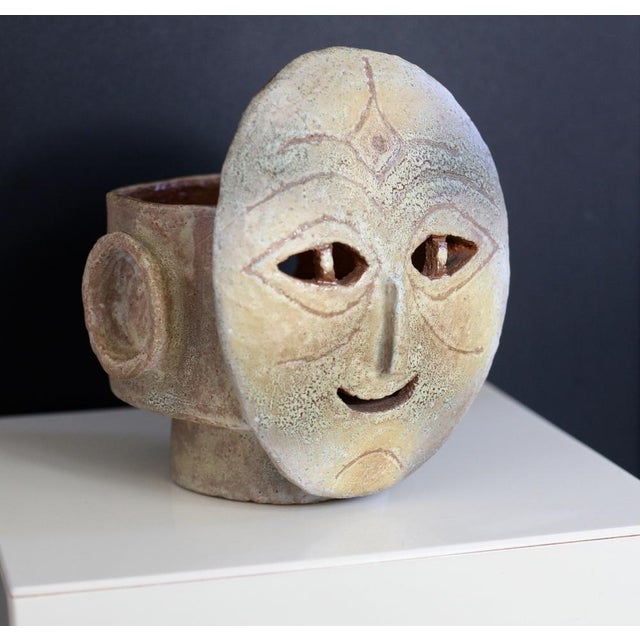 Ceramic Anthropomorphic Candleholder, 1970s For Sale - Image 12 of 13