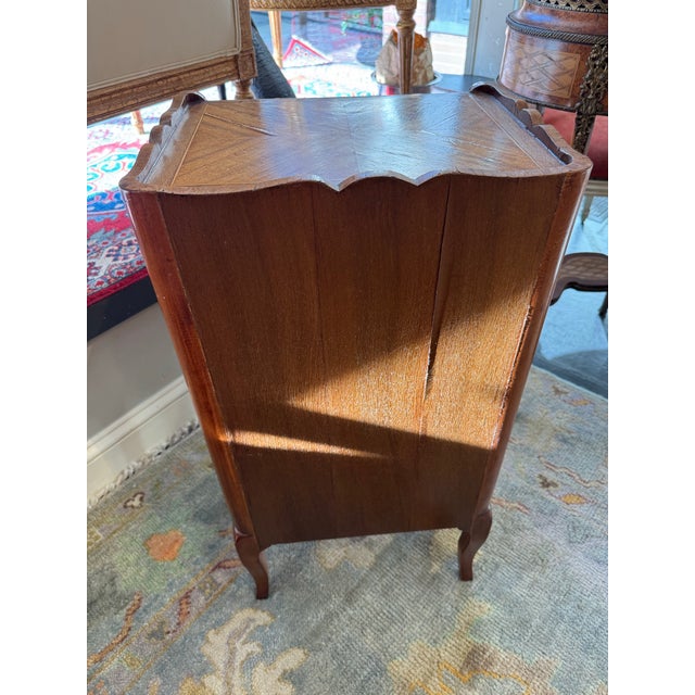 Brown Late 19th Century French Louis XV Style Antique Book Table For Sale - Image 8 of 8