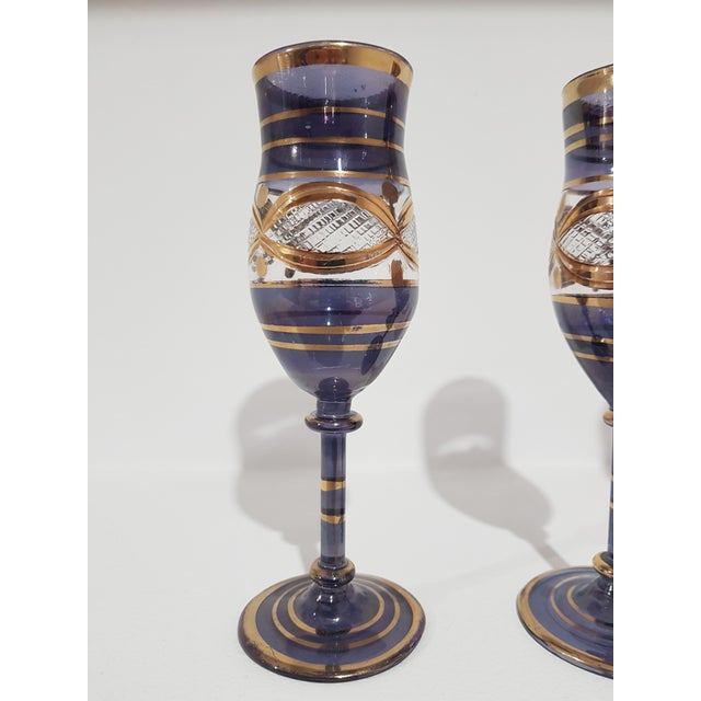 Vintage Italian Glasses, 1960s, Set of 4 For Sale - Image 6 of 12