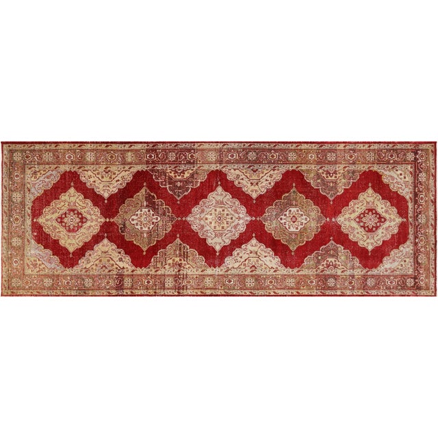 1960s Turkish Oushak Rug For Sale In Los Angeles - Image 6 of 6
