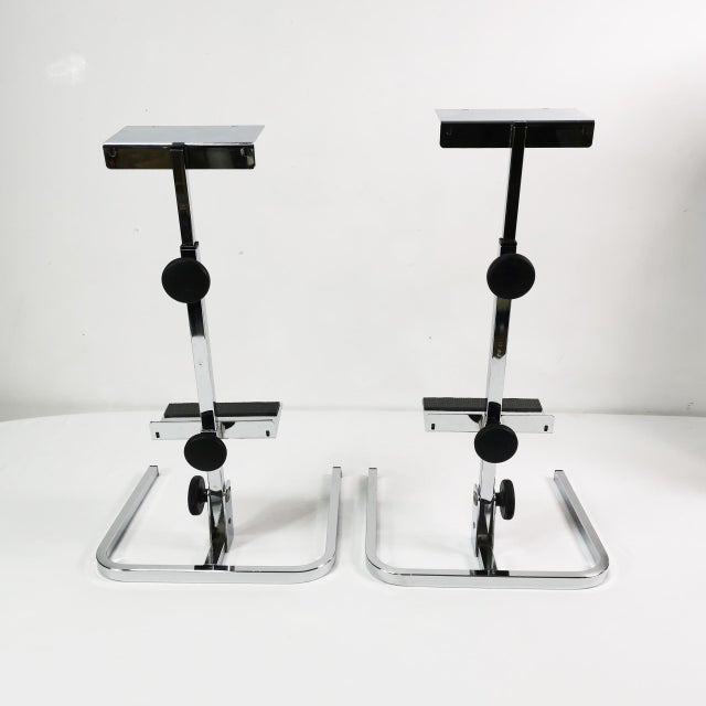 Audio Speaker Stands, Germany, 1970s, Set of 2 For Sale - Image 4 of 16