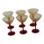 Vintage Pukeberg Champagne Glasses - Set of 6 For Sale