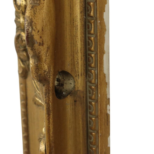 Large Baroque Classic Wooden Gold Frame For Sale - Image 14 of 16