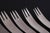 Dinner Forks in Stainless Steel by Arne Jacobsen for Anton Michelsen, 1960s, Set of 6 For Sale - Image 3 of 5