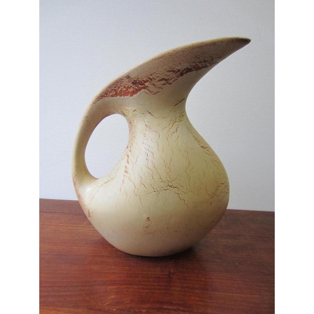 Mid-Century Modern Italian Ceramic Vase Jug from Bertoncello For Sale - Image 3 of 7