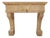 20th Century Provincial Limestone Fireplace Mantle with Arched Legs For Sale