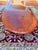 Queen Anne Ethan Allen 18th Century Chippendale Style Banded Mahogany Oval Coffee Table With Claw and Ball Feet For Sale - Image 3 of 13