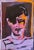Large Abstract Face Painting by Artist Don Shearer, (49.5” X 22.5”) Signed For Sale - Image 10 of 11