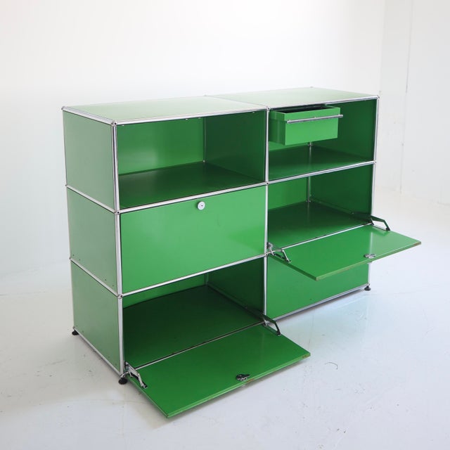 Mid-Century Modern Early Usm Haller Cabinet For Sale - Image 3 of 11