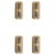Goldenrod Vintage Diamond-Cut Crystal and Gilt Bronze Sconces from Glashütte Limburg, 1950, Set of 4 For Sale - Image 8 of 8