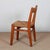 Brown Vintage French Straw-Seated Chairs in Elm, 1950, Set of 6 For Sale - Image 8 of 11