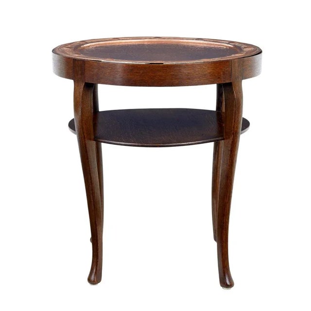 Antique Arts and Crafts Copper Tray Table, 1890s For Sale - Image 9 of 11