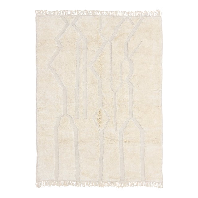 Hand-Knotted Wool Premium Rug by Azele Studio For Sale