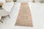 Turkish 1960s Light Pink Low Pile Oushak Runner For Sale - Image 3 of 10