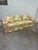 Green Vintage 80s Quilted Floral Sofa For Sale - Image 8 of 8