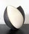 Large Ceramic Vase with Black and White Glaze by John Ward For Sale - Image 10 of 14