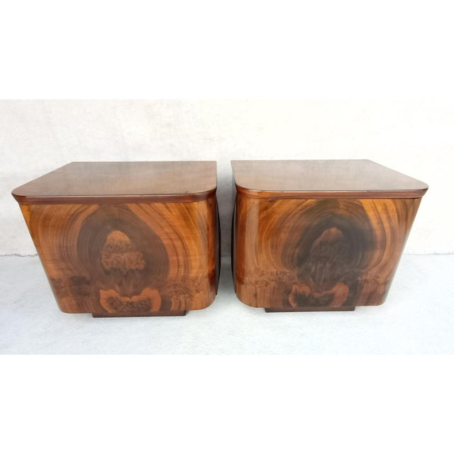 Bedside Tables by Jindřich Halabala for Up Závody, 1960s, Set of 2 For Sale - Image 17 of 17