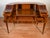 1930s English Regency Mahogany Inlaid & Leather Top Carlton Writing Desk For Sale - Image 11 of 18