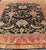 Late 19th Century Antique Persian Sultanabad Carpet in Navy Blue Background and Rose Red Border 10'5 X 13' For Sale - Image 5 of 18