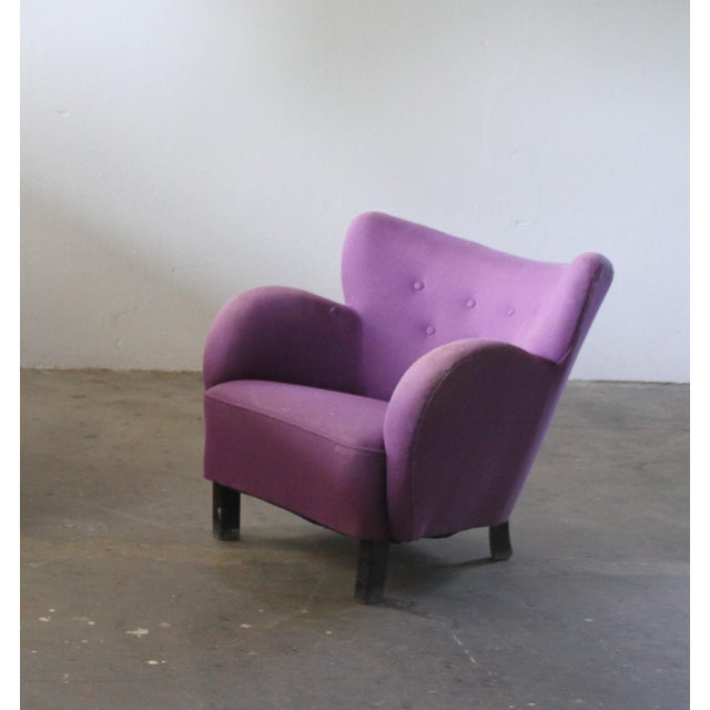 Danish Club Sofa by Fritz Hansen & Flemming Lassen, 1930s For Sale - Image 4 of 10