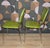 Mid-Century Modern Green Leatherette and Chrome Diner Kitchen Chairs, 1970s, Set of 2 For Sale - Image 3 of 12