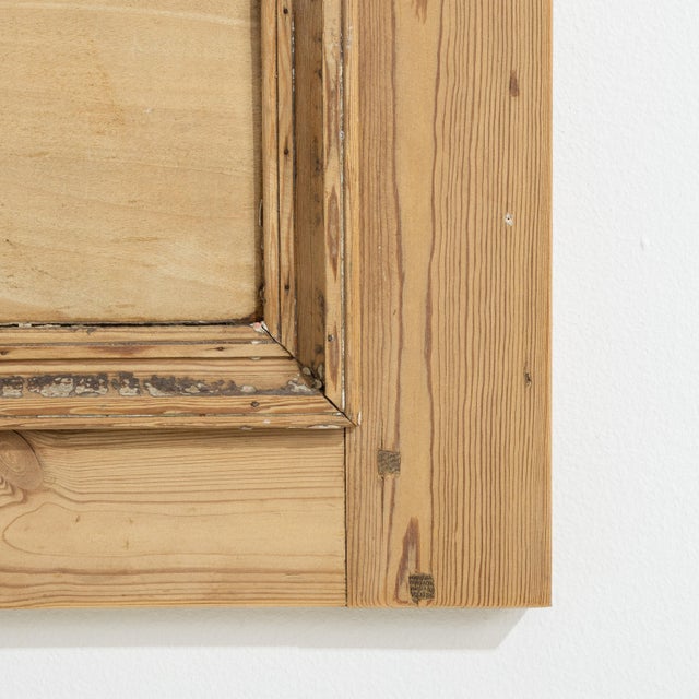 White 19th Century French Painted Wood Trumeau Mirror For Sale - Image 8 of 8