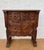 An exceptional and highly unusual Spanish sideboard, featuring an impressive architectural design and richly carved...