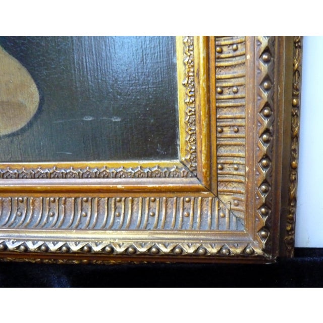 Antique 1830s German Biedermeier Child Portrait Oil on Board, Framed For Sale - Image 4 of 9