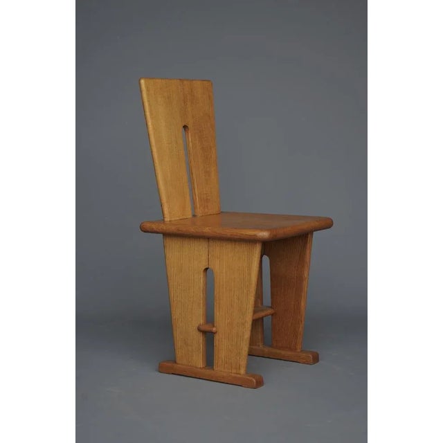 Brown Modernist Side Chair by Bas Van Pelt for Ems Overschie, 1930s For Sale - Image 8 of 12