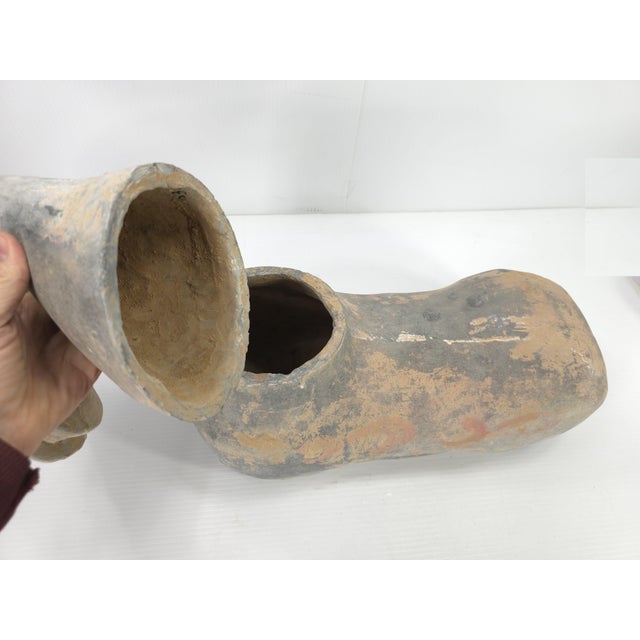 Mid 20th Century Mid Century Chinese Han Dynasty Style Pottery Mingqi Horse Figure For Sale - Image 5 of 8