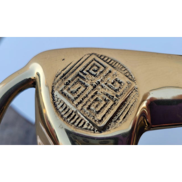 Metal Mid-Century Stylized Trojan Horse Sculpture For Sale - Image 7 of 13