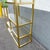Hollywood Regency Gold and Glass Etagere/Shelving Unit For Sale - Image 9 of 12