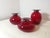 Ruby Red Murano Glass Vases, Italy, 1980s, Set of 3 For Sale - Image 10 of 10