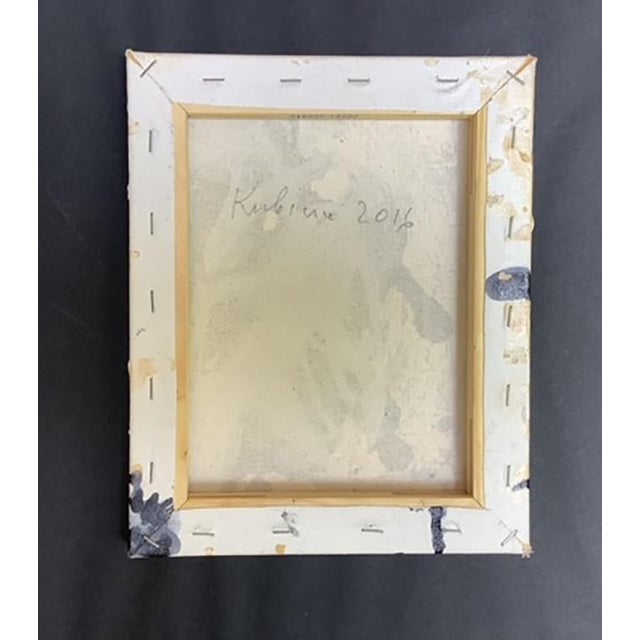 Jerzy Kubina Untitled Abstraction Acrylic Painting on Canvas For Sale - Image 4 of 4
